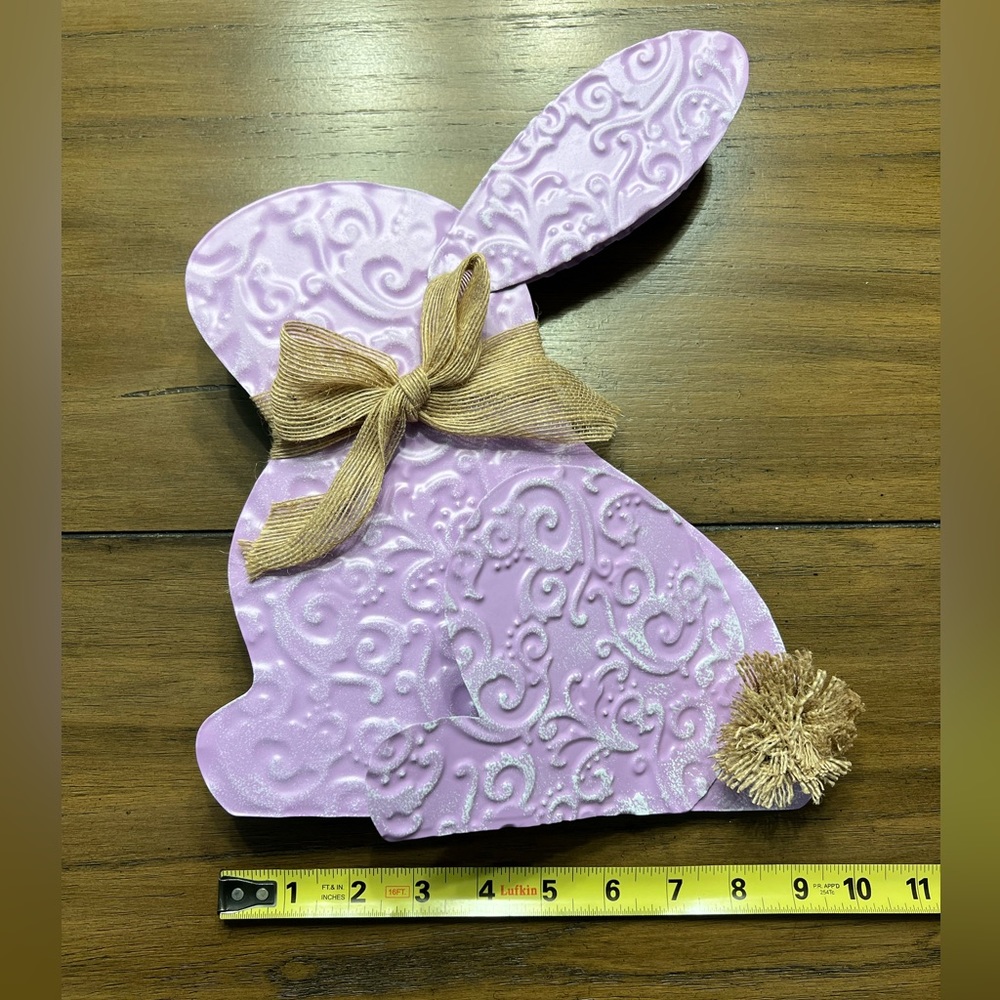 Purple Metal Bunny - Picture 4 of 4